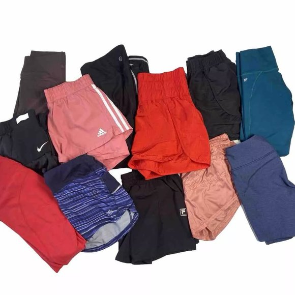 Name Brand Running Shorts Leggings Lot of 12 Current Designers Size XS Small